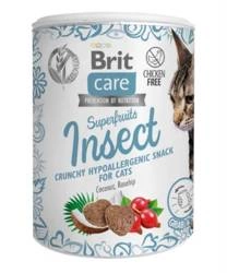 Brit Care Cat Snack Superfruits Insect 100 g - przysmak dla kotów dorosłych z nietolerancją pokarmową, 100 g