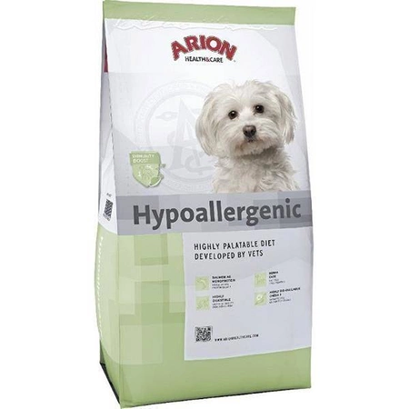 Arion Health & Care Hypoallergenic Small Breed 7.5kg-Karma dla psów dorosłych ras małych z alergiami skórnymi.