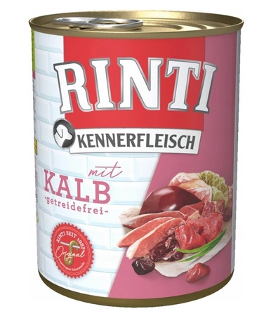 RINTI Kennerfleisch Veal 800 g - Mokra karma dla psów z cielęciną 800 g