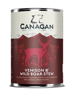 Canagan Dog Venisson & Wild 400 g - mokra karma dla psów gulasz z dzika bez zbóż 400g