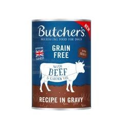 Butcher's Original Recipe in Gravy, kawałki z wołowiną w sosie, 400g - mokra karma dla psa, 400g