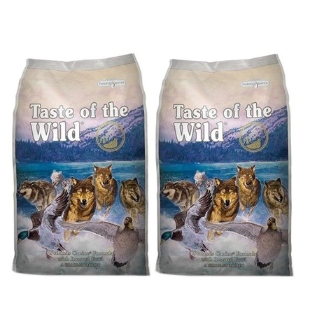 Taste Of The Wild Wetlands 2x 2 kg - sucha bezglutenowa karma dla psów z mięsem kaczki, indyka i przepiórki 2x2kg