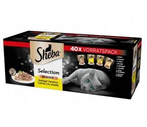 Sheba Selection In Sauce 40 x 85 g - mokra karma dla kotów w sosie 40x85g