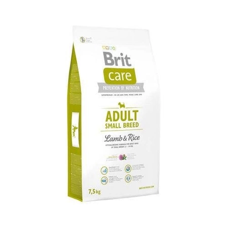 Brit Care Adult Small Breed Lamb & Rice 7.5 kg - sucha karma dla dorosłych psów rasy małej jagnięcina ryż 7.5kg
