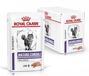ROYAL CANIN VHN Cat Mature Consult Balance Loaf, 12x85g - Mokra karma dla starszych kotów, 12x85g