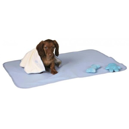 Trixie Zestaw dla szczeniaka niebieski (ręcznik, koc, 2 pluszowe zabawki)