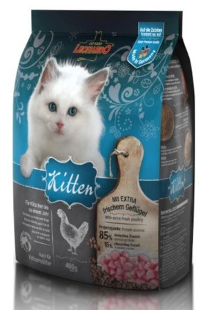 LEONARDO Kitten 0,4 kg, sucha karma dla młodych kotów, 0,4 kg