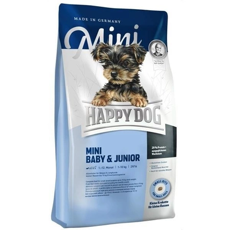 Happy Dog Mini Baby & Junior 300 g - sucha karma dla szczeniąt i młodych psów 300g