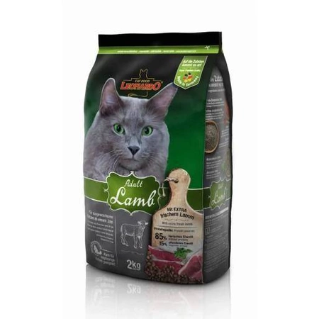 LEONARDO Adult Lamb & Rice  karma z jagnięciną dla dorosłych kotów 2 kg