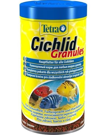 Tetra Cichlid Granules 500 ml  - pokarm dla ryb gatunku pielęgnic średniej wielkości 500ml