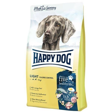 Happy Dog Light Calorie Control 12,5 kg - sucha karma dla psów z obniżoną zawartością tłuszczu 12,5kg