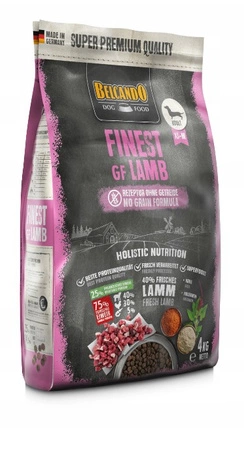 BELCANDO Finest Grain Free Lamb XS-M 4 kg sucha karma dla psa jagnięcina