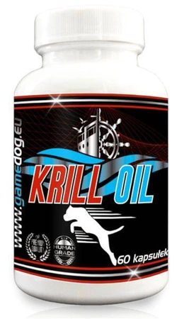 Game Dog Krill Oil  60 Kaps. - suplement diety dla psów, 60 kaps.