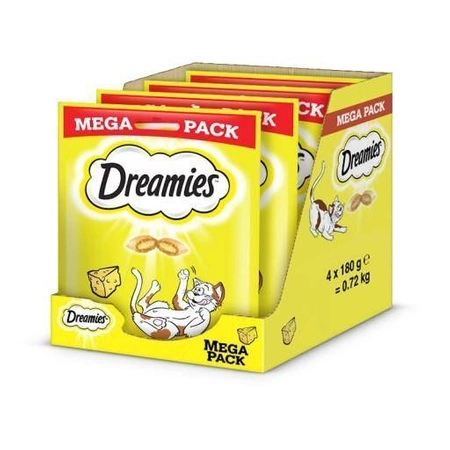 DREAMIES Mega Pack 4x180g - przysmak dla kota z pysznym serem
