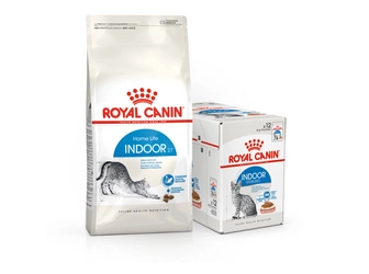 Royal Canin Home Life Indoor 10 kg - sucha karma dla kotów + ROYAL CANIN Sterilised Indoor 12x85g GRATIS