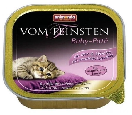 Animonda Vom Feinsten Baby - Pate mit Taurin 100 g - mokra karma dla kotów z pastą mięsną 100g