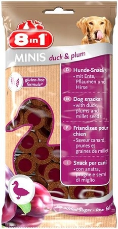 Przysmak 8in1 Minis duck and plum 100 g