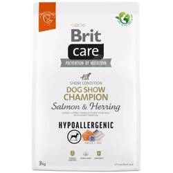 Brit care dog hypoallergenic dog show champion, 3kg - sucha karma dla  psów dorosłych, wystawowych, 3kg