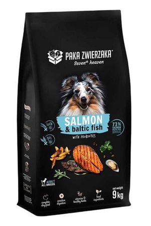 Paka Zwierzaka, Seventh Heaven, Salmon & baltic fish Adult 9 kg (łosoś i ryby bałtyckie) - sucha karma dla psów, 9kg