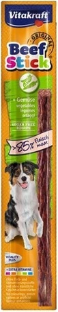 Vitakraft Beef Stick Original - przysmak mięsny dla psów z warzywami