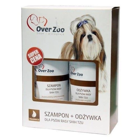 Over Zoo Dwupak Szampon 250Ml+Odżywka 250Ml dla Psów Rasy Shih-Tzu