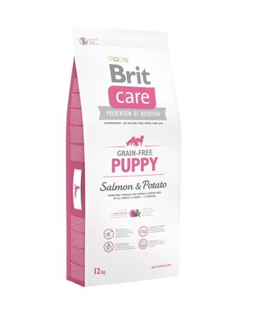 Brit Care Grain - Free Puppy Salmon & Potato 12 kg- sucha bezzbożowa karma dla dorastających psów łosoś ziemniak 12kg