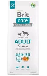 Brit care dog grain-free adult salmon 12kg - sucha karma dla psów dorosłych, 12 kg