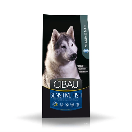 Farmina CIBAU Sensitive Fish Medium Maxi 12kg +2kg - sucha karma dla psów ze słonnością alergiczną 14kg