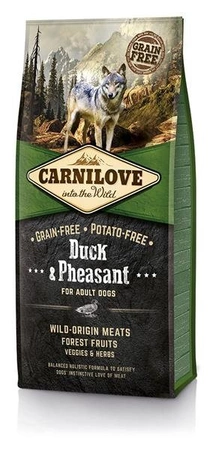 Carnilove Duck & Pheasant For Adult 12 kg - sucha karma dla dorosłych psów kaczka bażant 12kg