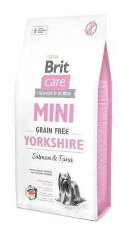 Brit Care Mini Grain-Free Yorkshire 2 kg - hypoalergiczna bezzbożowa karma dla psów rasy Yorkshire Terrier 2kg