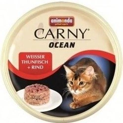 Animonda Carny Ocean Weisser Thunfisch + Rind 80 g - mokra karma dla kotów z białym tuńczykiem i wołowiną 80g