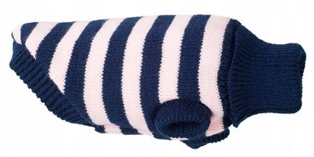 Amiplay Sweterek dla psa Glasgow 23 cm Paski różowe