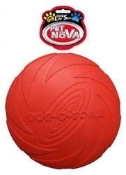 Pet Nova DOG LIFE STYLE Frisbee,dysk gumowy 22 cm czerwony