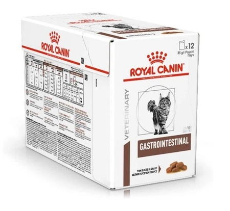 Royal Canin VHN Cat Gastro Intest 12x85 g - mokra karma dla kotów dorosłych z zaburzeniami żołądkowymi 12x85 g