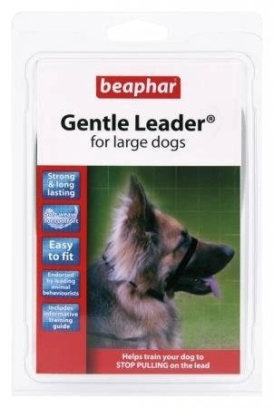 Beaphar gentle leader large obroża uzdowa dla psa czarna