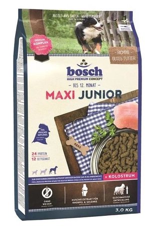 Bosch PetFood Bosch Maxi Junior 3 kg - scuha karma dla młodych psów rasy dużej 3kg