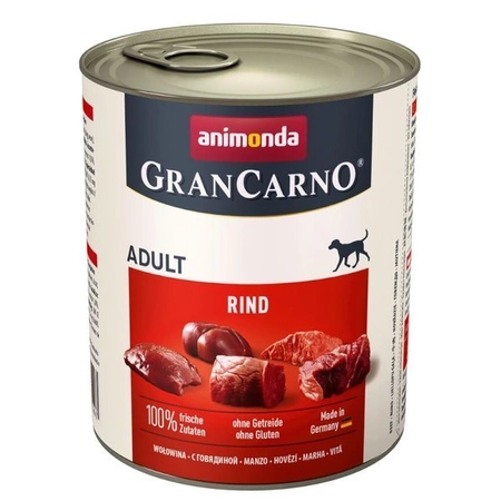 Animonda Grancarno Original Adult Rind Pur 800 g - mokra karma dla psów dorosłych wołowina 800g