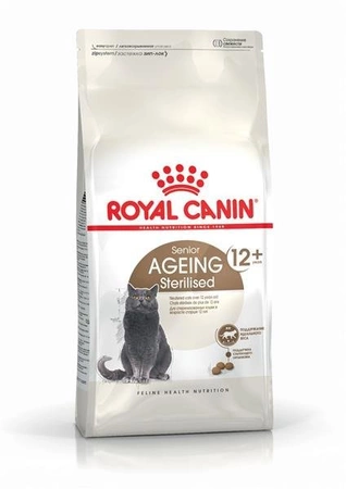 Royal Canin Senior Ageing Sterilised 12+ 4 kg - sucha karma dla starszych kotów powyżej 12 roku życia po sterylizacji 4kg