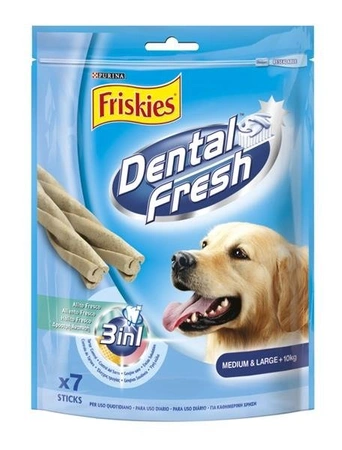 Purina Friskies Dental Fresh 3w1 Medium & Large 180 g - przysmak dla psów  rasy dużej i średniej 180g