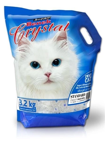Certech Super Benek Crystal 3.2 kg -  żwirek silikonowy dla kotów 3.2kg