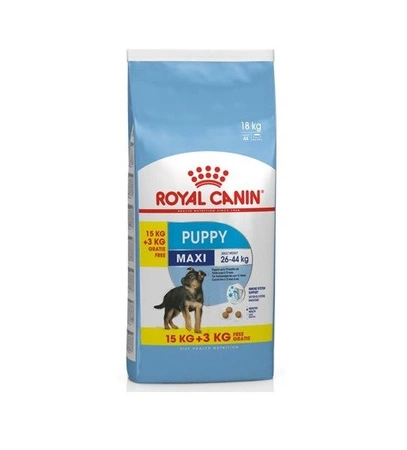 Royal Canin Maxi Puppy 15+3 kg - sucha karma dla szczeniąt ras dużych 15+3kg