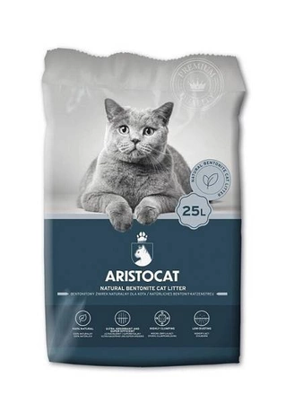 ARISTOCAT Bentonite Plus naturalny żwirek bentonitowy dla kotów 25 l