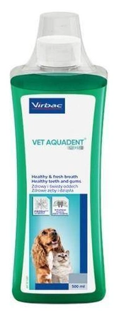 VIRBAC Vet Aquadent Fresh 500ml płyn do higieny jamy ustnej