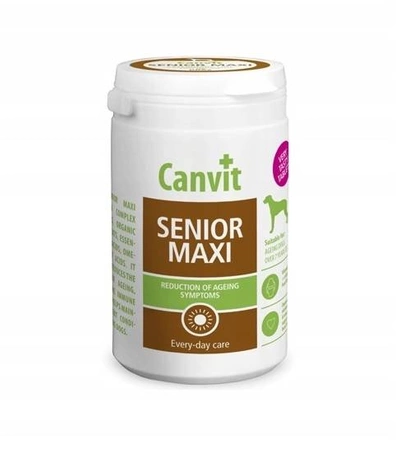 CANVIT Dog Senior Maxi 230 g - Kompleks witamin dla psów seniorów 230 g