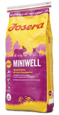 Josera Adult Miniwell 15 kg - karma dla dorosłych psów ras małych 15kg