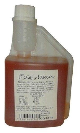 Bosch pegasus olej z łososia 500 ml
