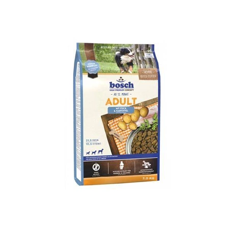 Bosch Adult Fish & Potato 3kg - sucha karma dla psów dorosłych, 3 kg
