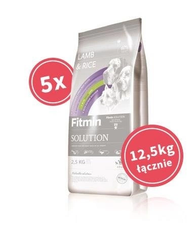 Fitmin Solution Lamb & Rice 5*2,5 Kg 2,5kg*5szt.