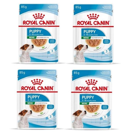 Royal Canin SHN Multipack Mini Puppy 4x84g - mokra karma dla szczeniąt, małe rasy, 4x84g