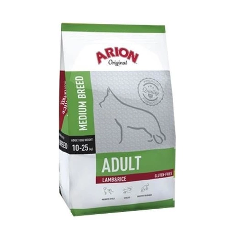 Arion Original Adult Medium Bread Lamb & Rice 12 kg - sucha karma dla dorosłych psów ras średnich z jagnięcina i ryżem 12kg